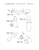 Flying beverage container having attachable reversible finned section diagram and image