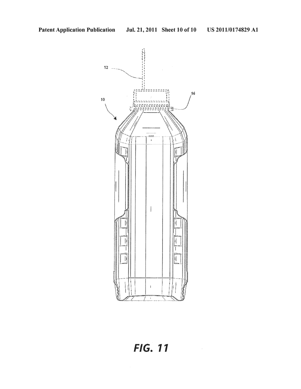 CONTAINER FOR STORING MOTOR VEHICLE FLUID - diagram, schematic, and image 11