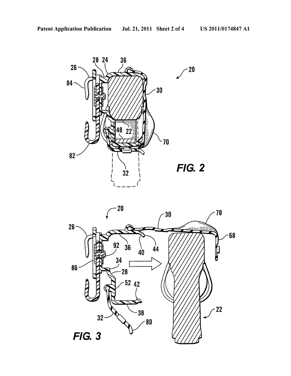 Handgun Holster - diagram, schematic, and image 03