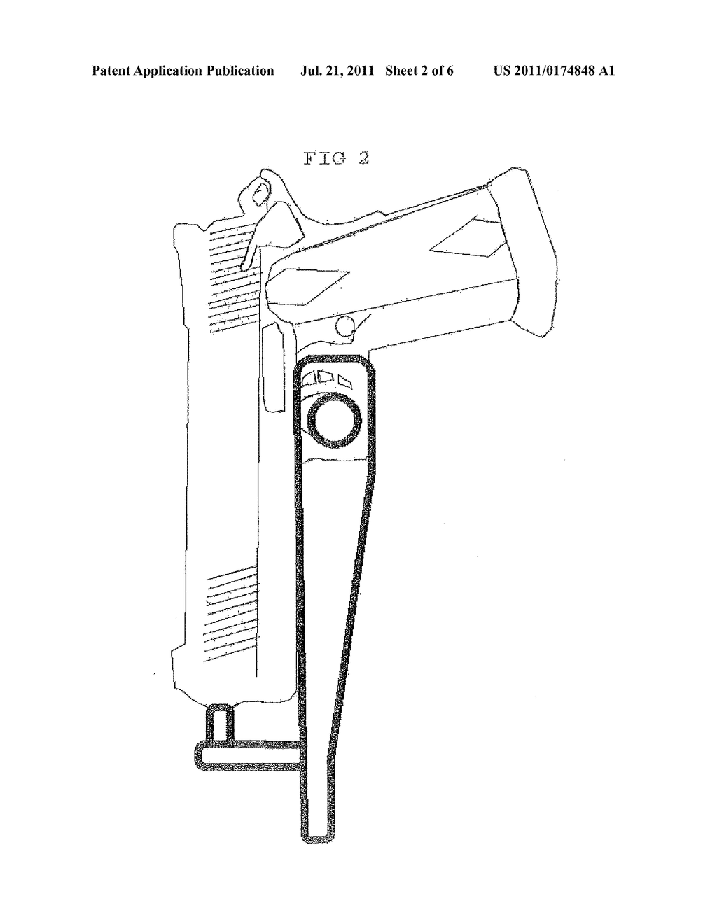 LOCKING AND QUICK RELEASE MECHANISM FOR HANDGUN HOLSTERS - diagram, schematic, and image 03