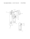 LOCKING AND QUICK RELEASE MECHANISM FOR HANDGUN HOLSTERS diagram and image