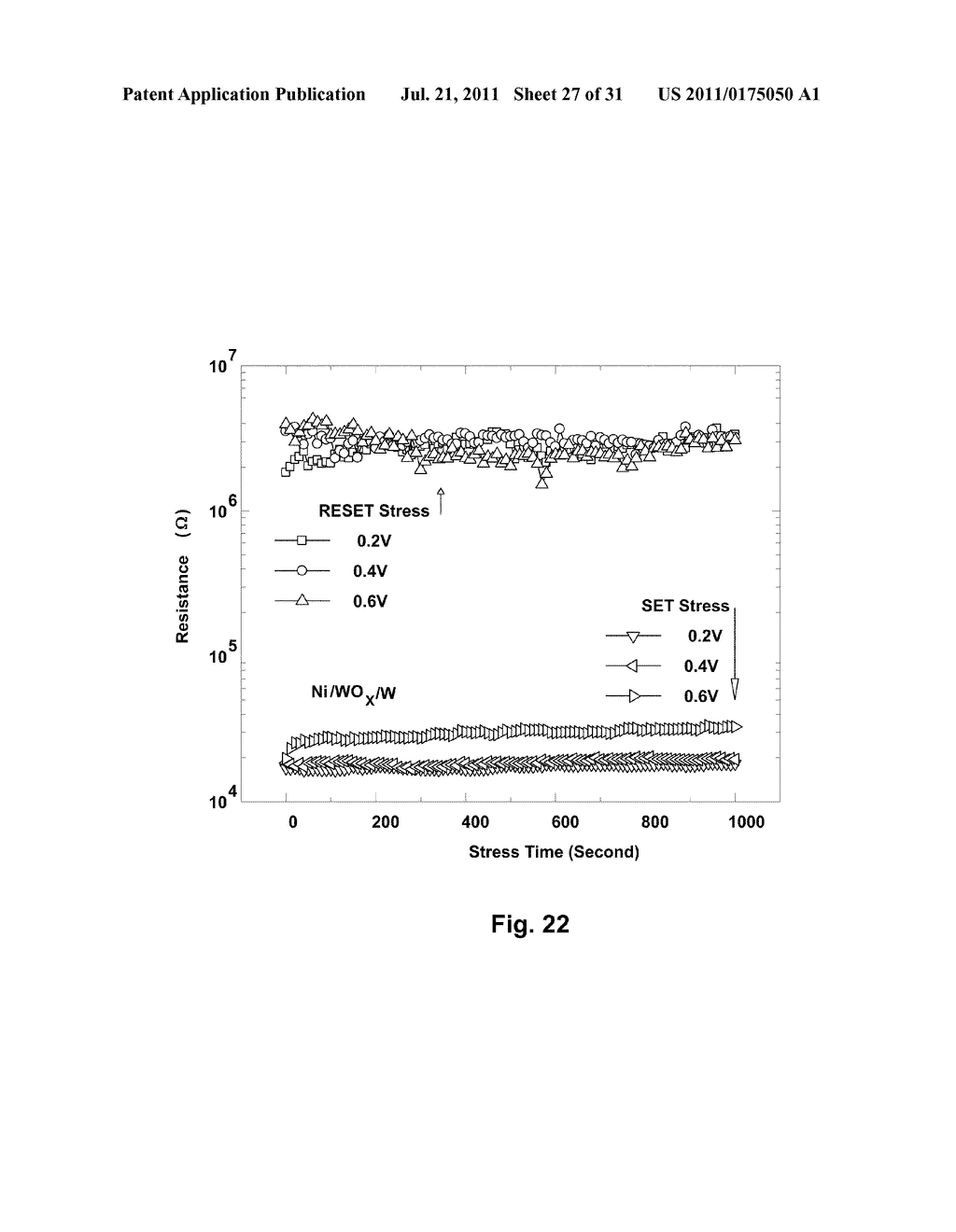 Metal Oxide Resistance Based Semiconductor Memory Device With High Work     Function Electrode - diagram, schematic, and image 28