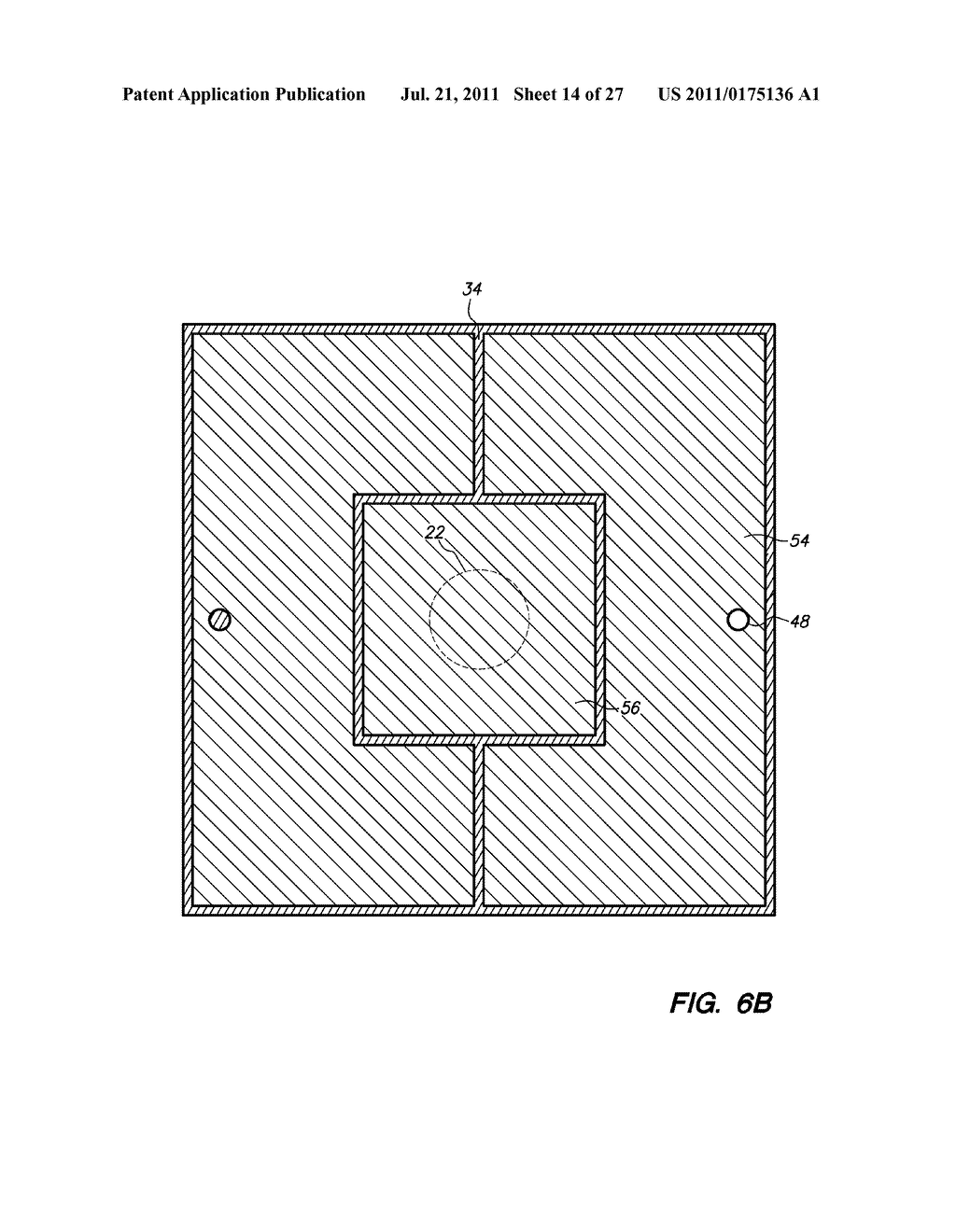 SEMICONDUCTOR CHIP ASSEMBLY WITH POST/BASE HEAT SPREADER AND PLATED     THROUGH-HOLE - diagram, schematic, and image 15