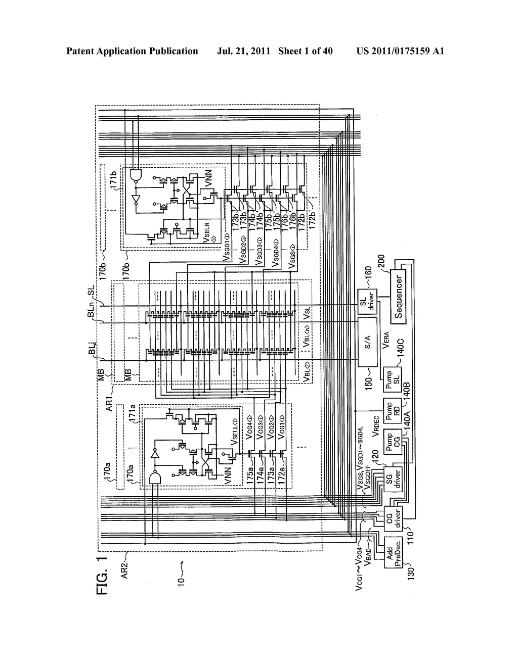 NON-VOLATILE SEMICONDUCTOR STORAGE DEVICE - diagram, schematic, and image 02