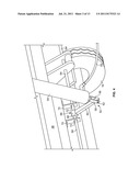 TRAILER DOCKING REPOSITIONABLE SUPPORT diagram and image