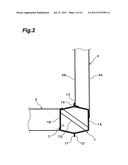 STRUCTURE FOR SIDE PORTION OF VEHICLE BODY diagram and image