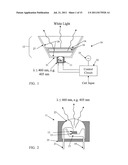 LIGHTING USING SOLID STATE DEVICE AND PHOSPHORS TO PRODUCE LIGHT     APPROXIMATING A BLACK BODY RADIATION SPECTRUM diagram and image