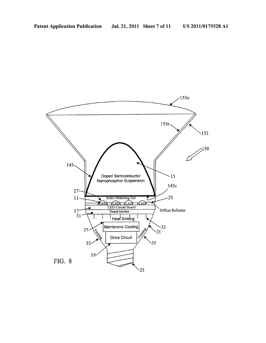 LAMP USING SOLID STATE SOURCE AND DOPED SEMICONDUCTOR NANOPHOSPHOR - diagram, schematic, and image 08