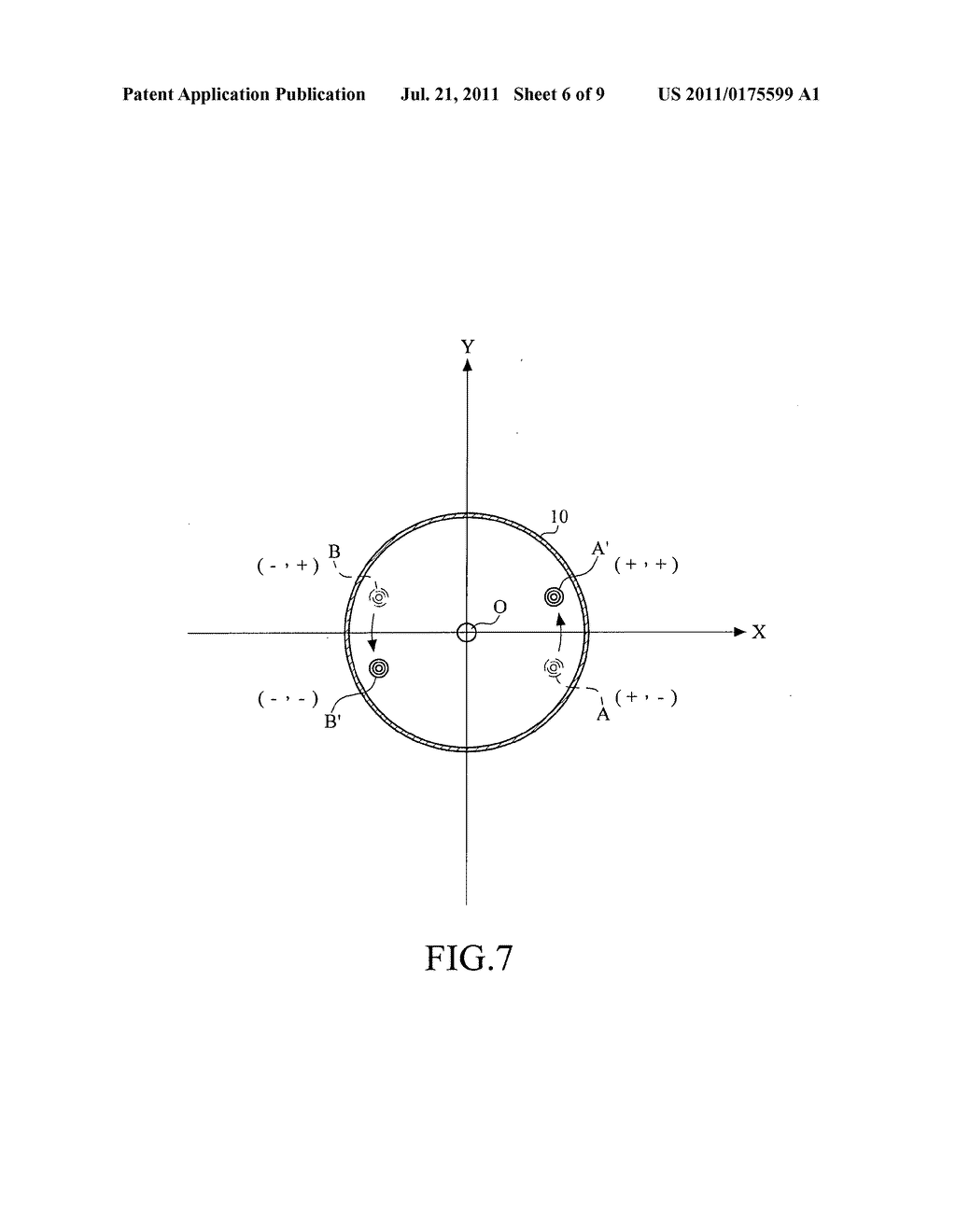 Input device with dual induction coils and rotation motion output method     thereof - diagram, schematic, and image 07