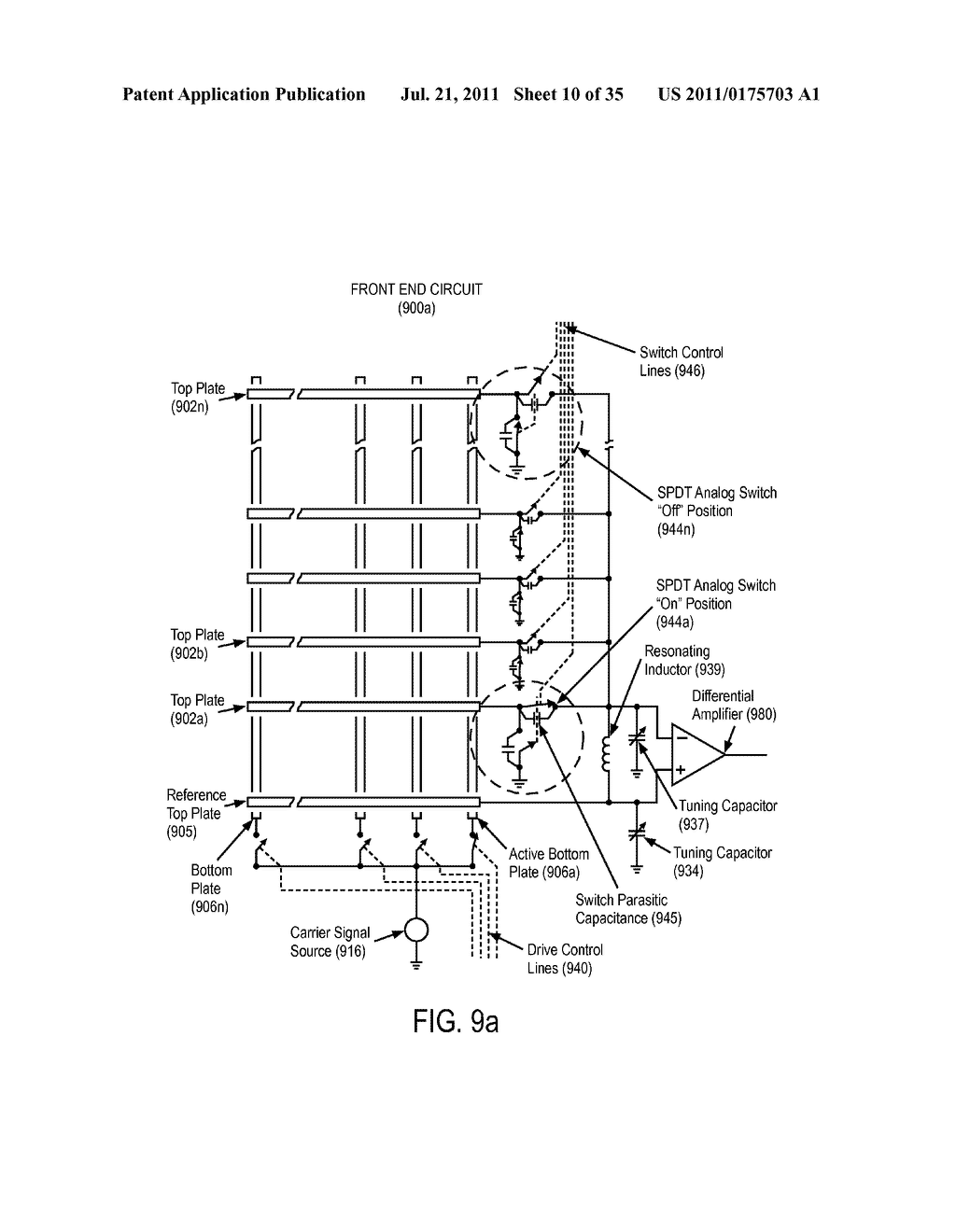 Electronic Imager Using an Impedance Sensor Grid Array Mounted on or about     a Switch and Method of Making - diagram, schematic, and image 11