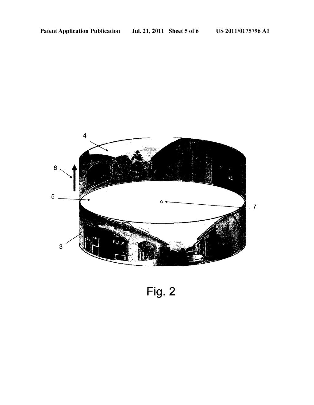 METHOD AND SYSTEM FOR DISPLAYING A PANORAMIC VIEW TO AN OPERATOR - diagram, schematic, and image 06