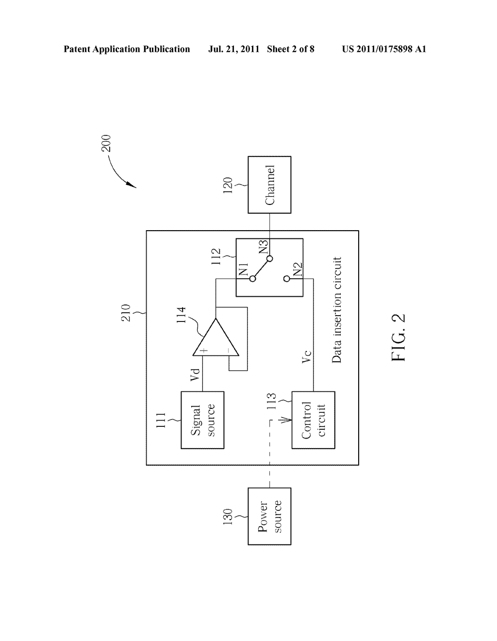 DATA INSERTION CIRCUIT OF DISPLAY APPARATUS - diagram, schematic, and image 03