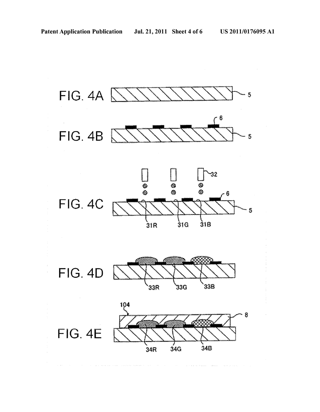 INK-JET INK COMPOSITION FOR COLOR FILTER, COLOR FILTER, METHOD FOR     PRODUCING A COLOR FILTER, AND LIQUID CRYSTAL DISPLAY DEVICE - diagram, schematic, and image 05