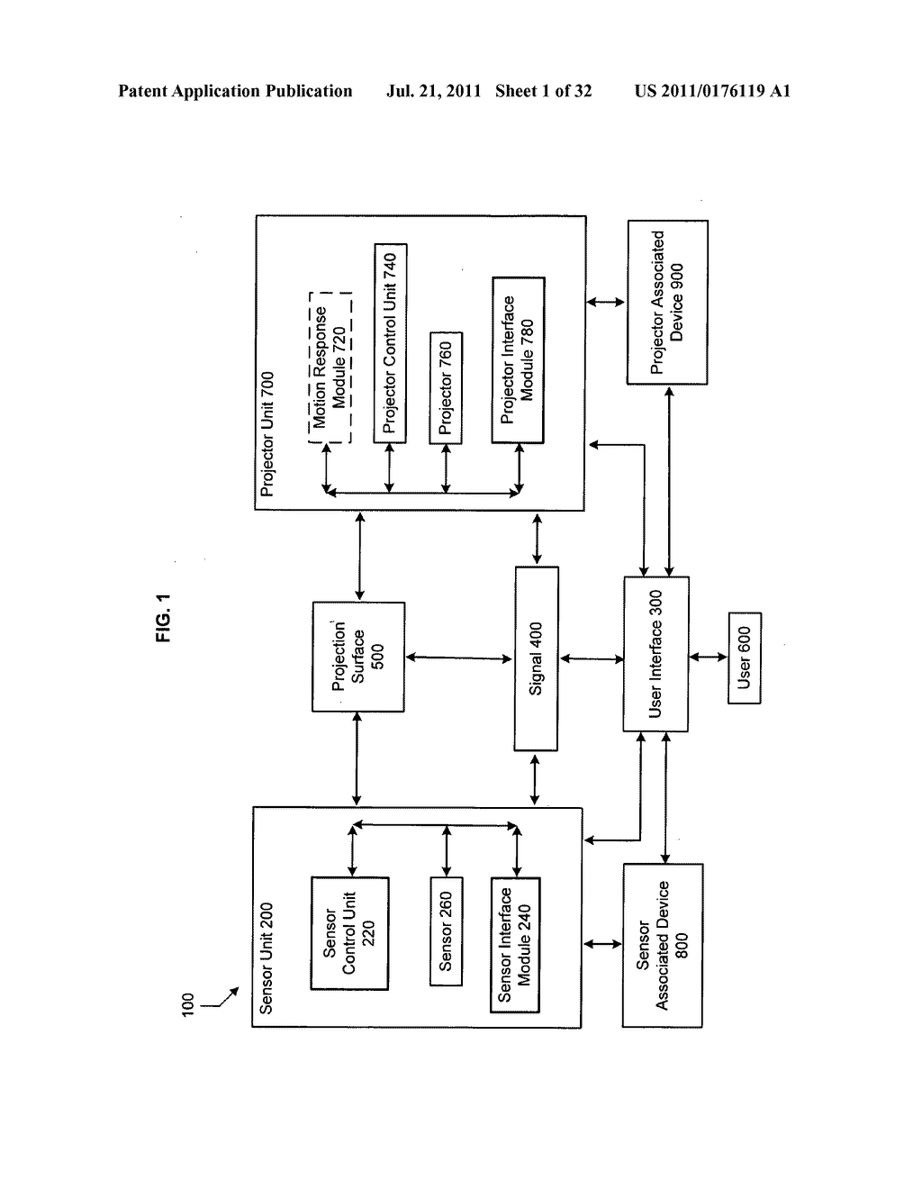 Methods and systems for projecting in response to conformation - diagram, schematic, and image 02