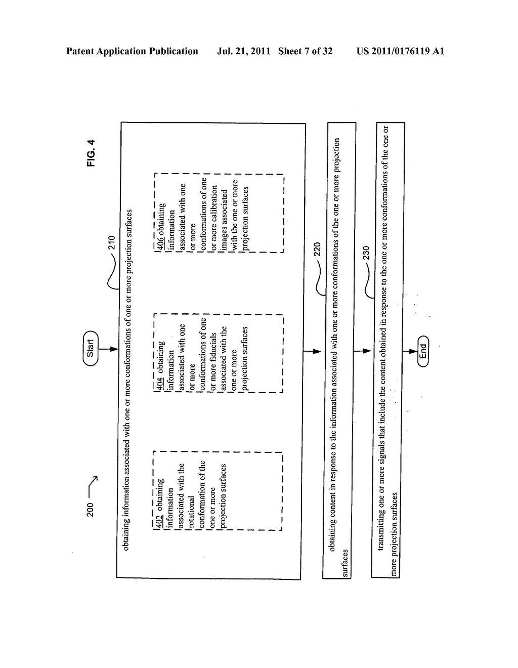 Methods and systems for projecting in response to conformation - diagram, schematic, and image 08