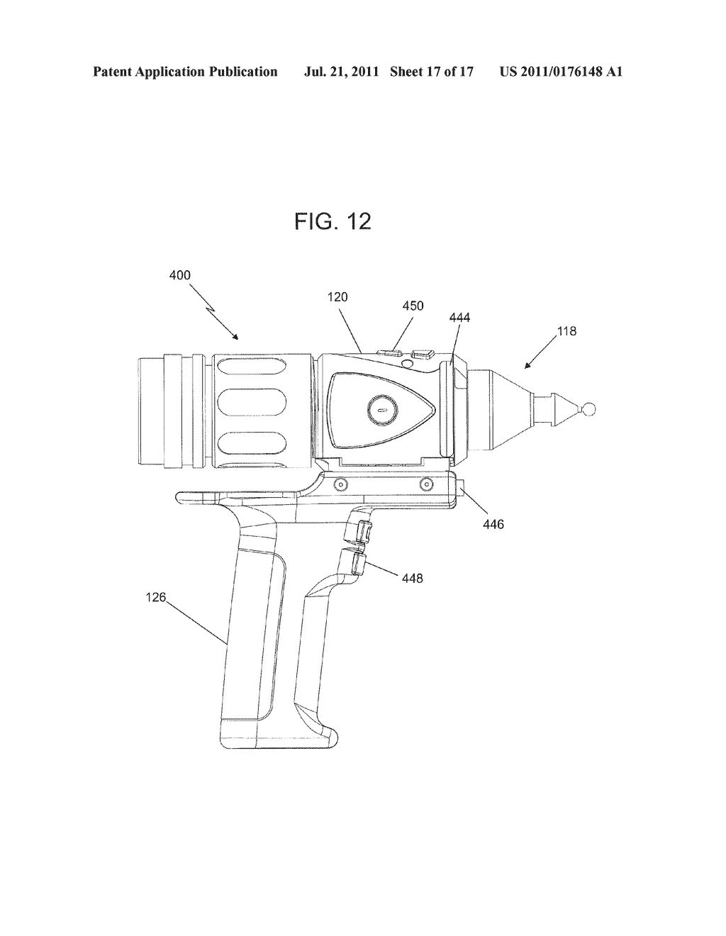 COORDINATE MEASURING MACHINE HAVING AN ILLUMINATED PROBE END AND METHOD OF     OPERATION - diagram, schematic, and image 18