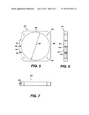 Avionics instrument and mounting bracket diagram and image