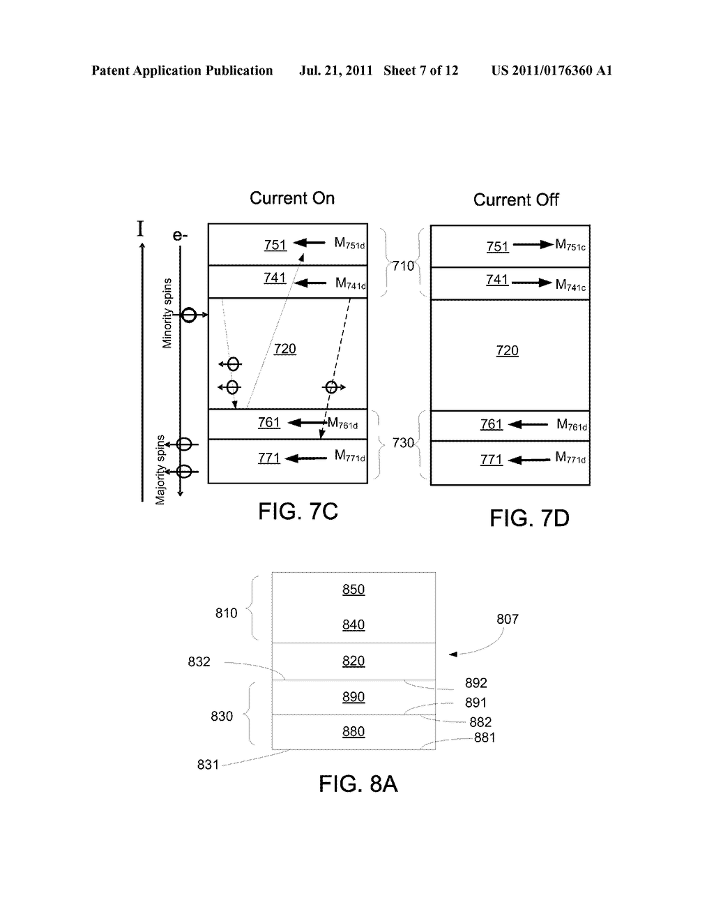 MAGNETIC RANDOM ACCESS MEMORY (MRAM) UTILIZING MAGNETIC FLIP-FLOP     STRUCTURES - diagram, schematic, and image 08