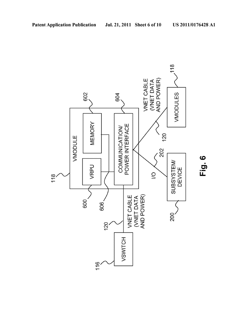 SYSTEM FOR INTEGRATING A PLURALITY OF MODULES USING A POWER/DATA BACKBONE     NETWORK - diagram, schematic, and image 07