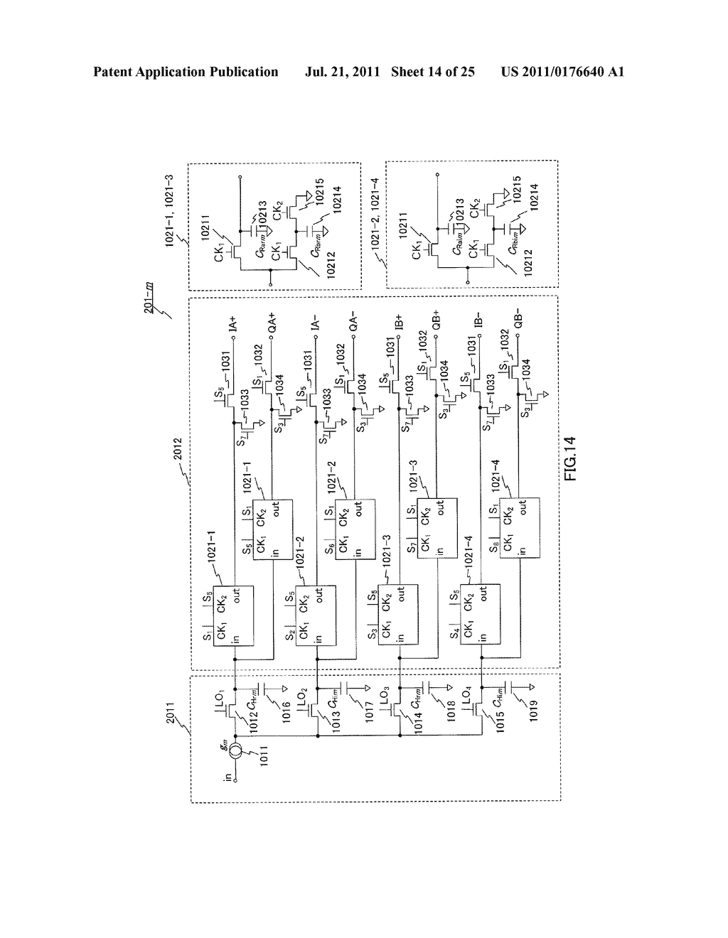 SAMPLING CIRCUIT AND RECEIVER UTILIZING THE SAME - diagram, schematic, and image 15