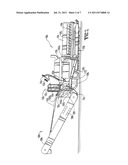 FRAME RAISING MULTI-USE PAVING TRACTOR WITH BLIND MATEABLE QUICK     CONNECTING TOOL ATTACHMENTS diagram and image