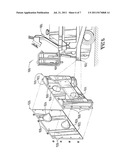 FRAME RAISING MULTI-USE PAVING TRACTOR WITH BLIND MATEABLE QUICK     CONNECTING TOOL ATTACHMENTS diagram and image