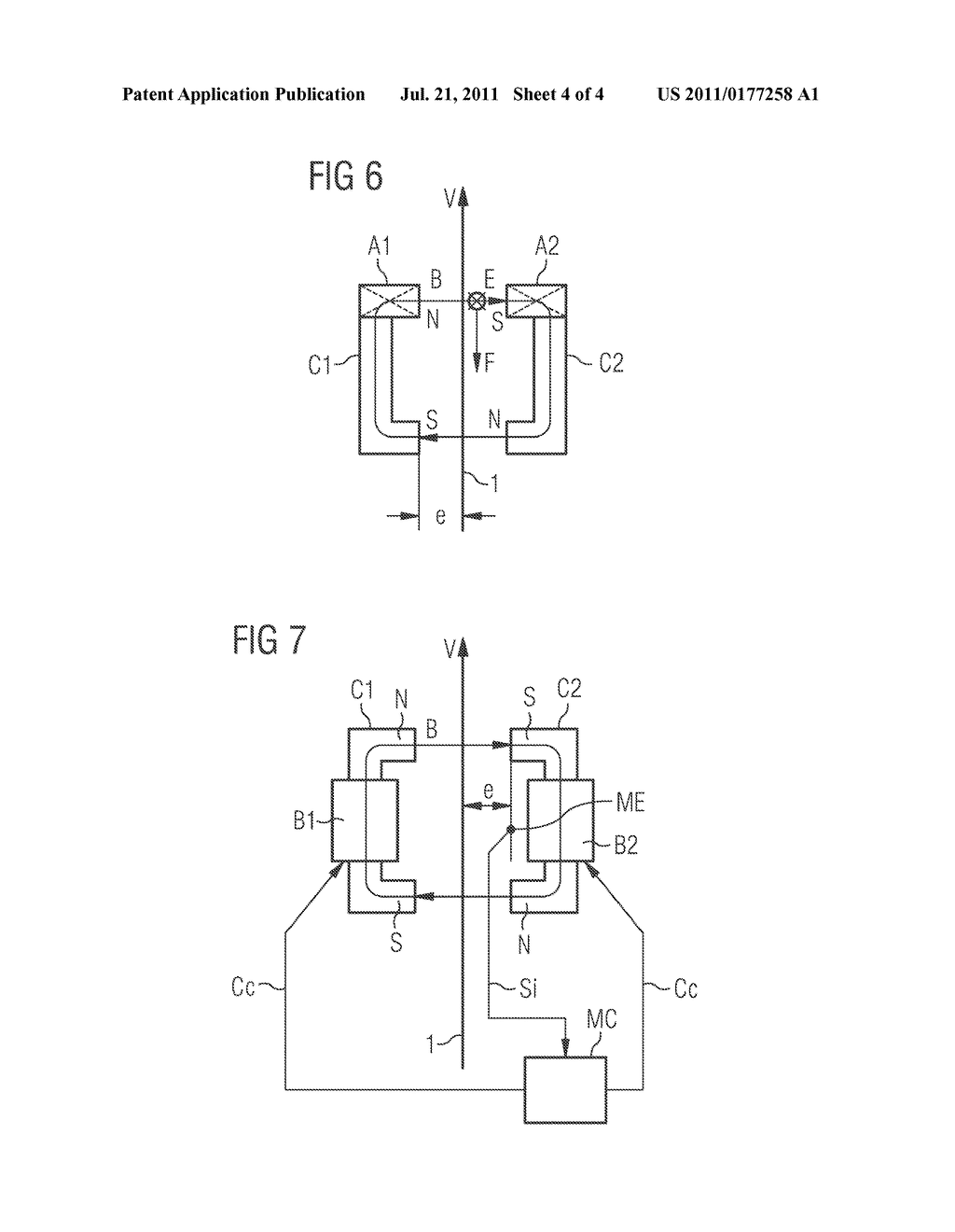 METHOD AND DEVICE FOR WIPING LIQUID COATING METAL AT THE OUTLET OF A     TEMPERING METAL COATING TANK - diagram, schematic, and image 05