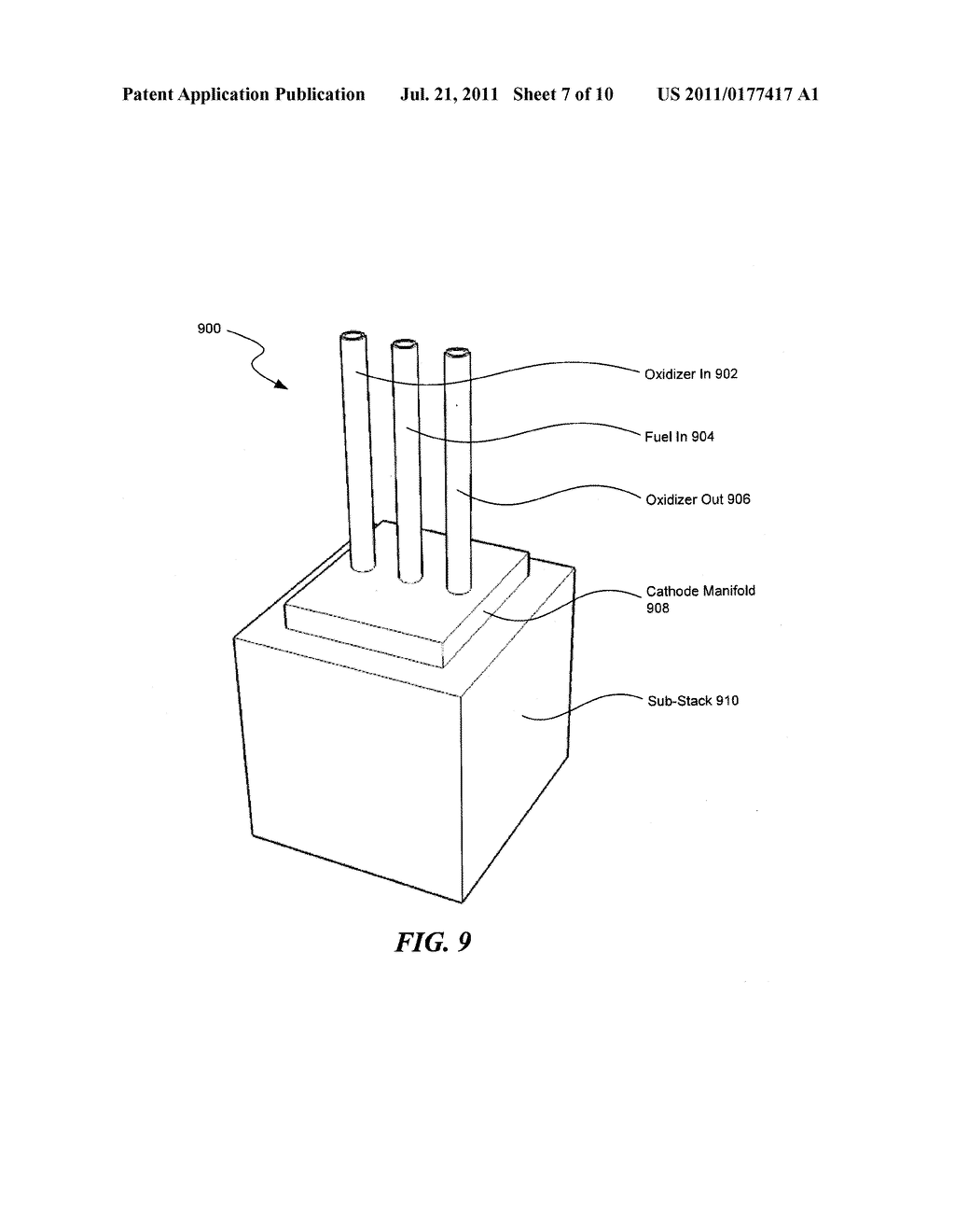 FUEL CELL STACK SYSTEM HAVING MULTIPLE SUB-STACKS THAT ARE REPLACEABLE     ONLINE - diagram, schematic, and image 08