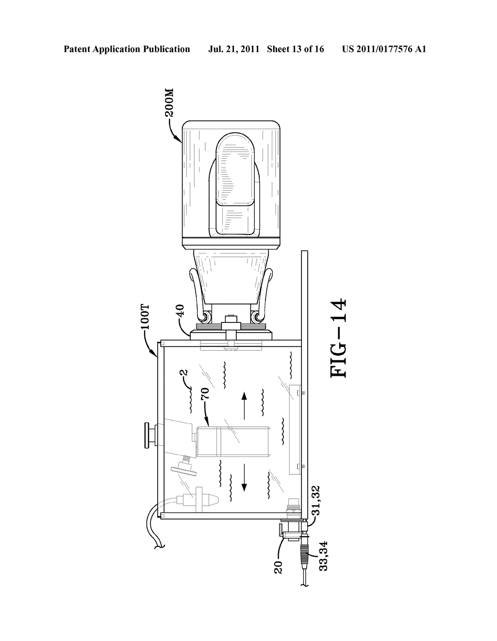 SHOCK WAVE CELL TREATMENT DEVICE AND METHOD TO ENHANCE CELL REPLICATION - diagram, schematic, and image 14