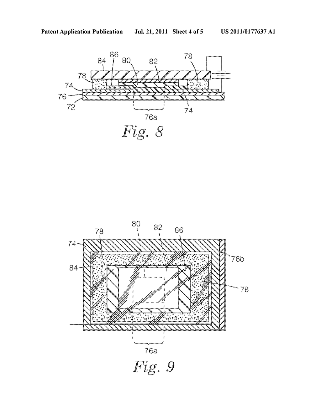 ENCAPSULATED ORGANIC ELECTRONIC DEVICES AND METHOD FOR MAKING SAME - diagram, schematic, and image 05