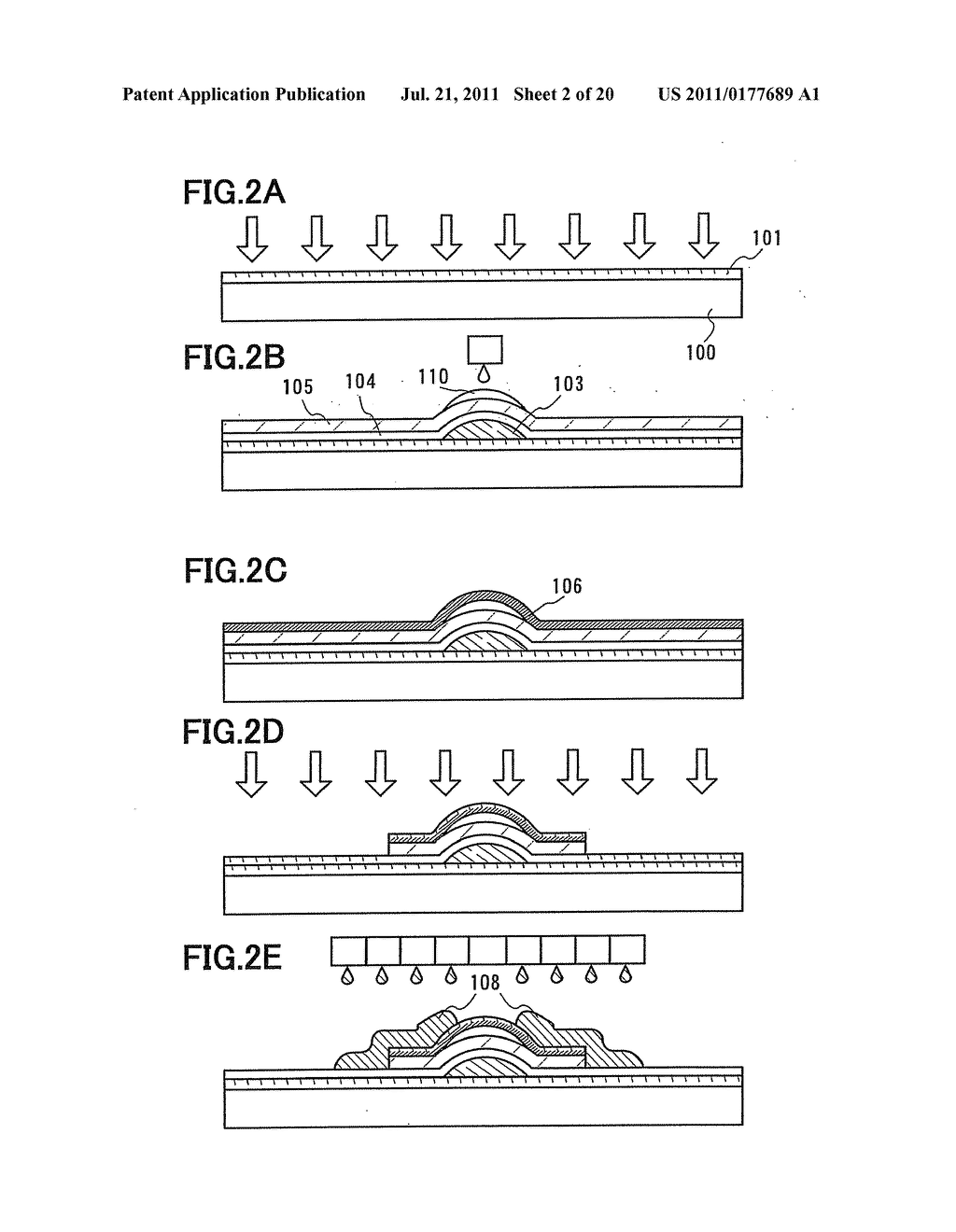 Methods for Forming Wiring and Manufacturing Thin Film Transistor and     Droplet Discharging Method - diagram, schematic, and image 03