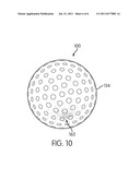 Golf Ball Wear Indicator diagram and image