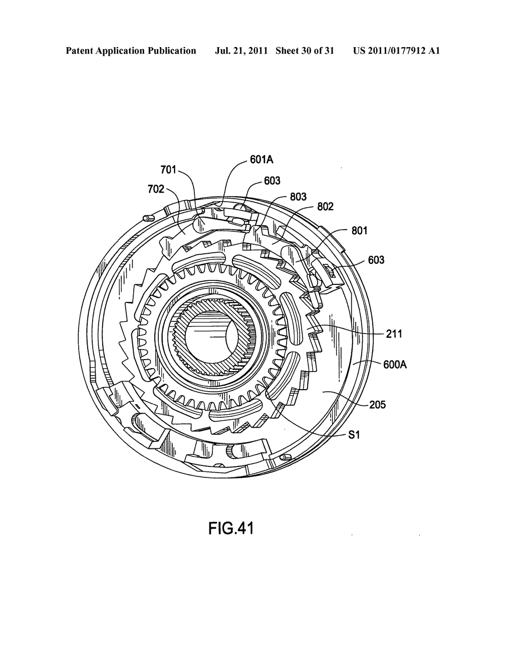 Planetary gear mechanism for a bicycle - diagram, schematic, and image 31