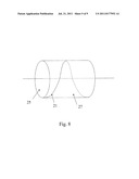 TEMPLATE FOR A SUPERCONDUCTING COIL diagram and image