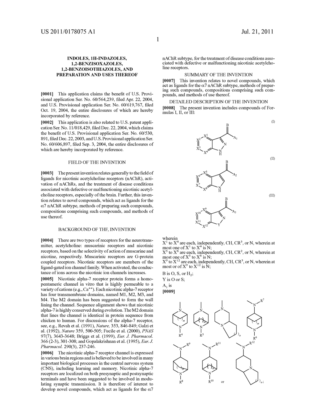 INDOLES, 1H-INDAZOLES, 1,2-BENZISOXAZOLES, 1,2-BENZOISOTHIAZOLES, AND     PREPARATION AND USES THEREOF - diagram, schematic, and image 02
