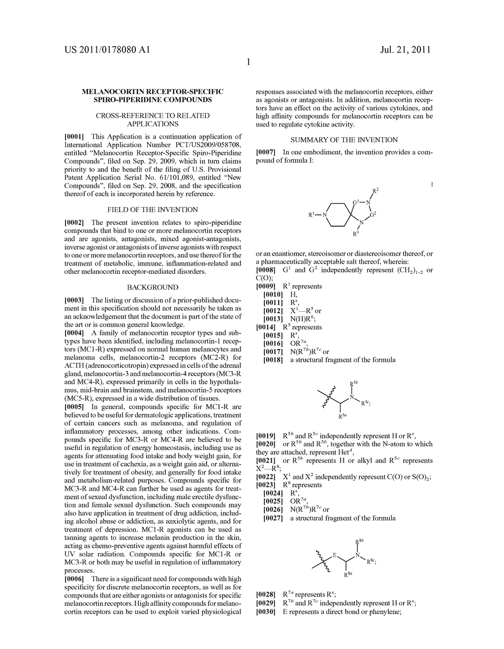 Melanocortin Receptor-Specific Spiro-Piperidine Compounds - diagram, schematic, and image 02