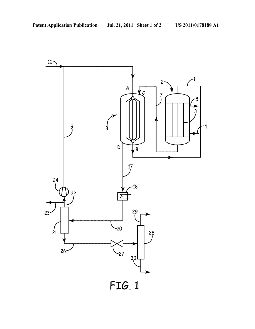 PROCESS AND PLANT FOR PRODUCING METHANOL - diagram, schematic, and image 02