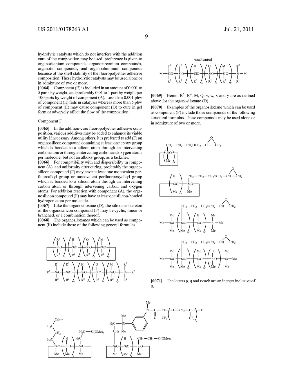 ADDITION-CURE FLUOROPOLYETHER ADHESIVE COMPOSITION - diagram, schematic, and image 10