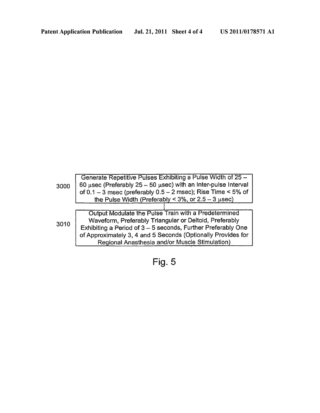 Method and Apparatus for Nerve and Muscle Stimulation and Pain Treatment - diagram, schematic, and image 05