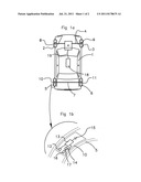 METHOD AND DEVICE FOR LOCATING THE LONGITUDINAL POSITION OF THE WHEELS OF     A VEHICLE diagram and image