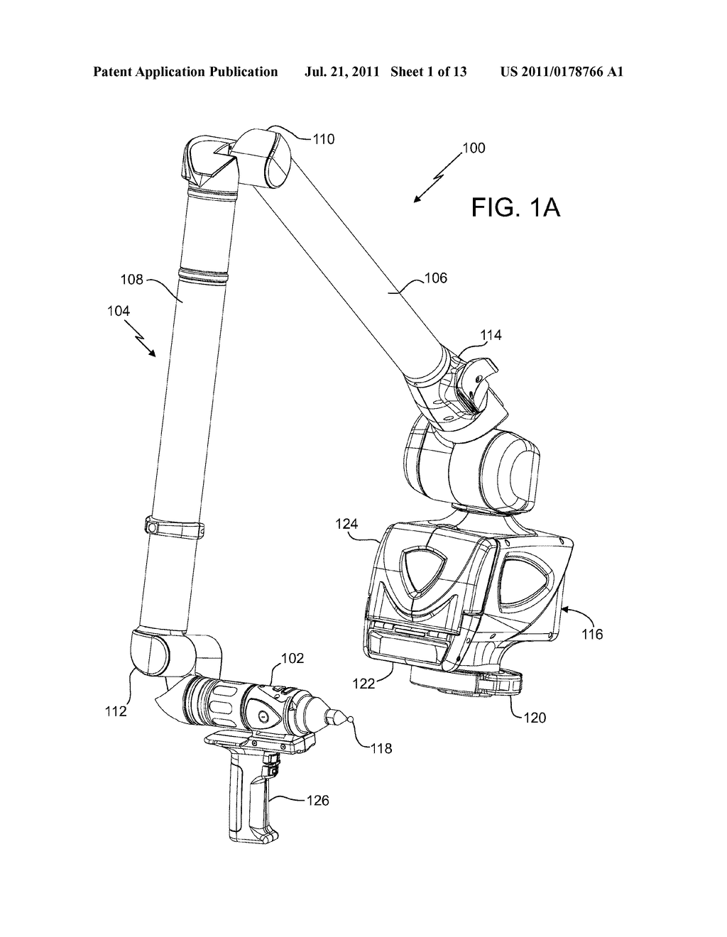 METHOD FOR EVALUATING MOUNTING STABILITY OF ARTICULATED ARM COORDINATE     MEASUREMENT MACHINE USING INCLINOMETERS - diagram, schematic, and image 02