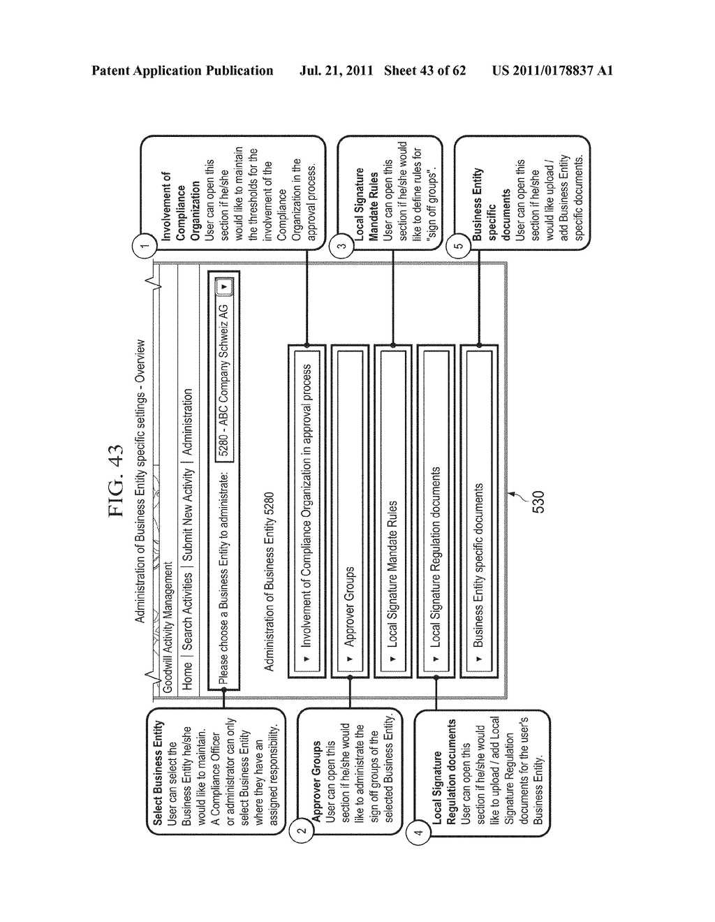 Systems and Methods for Managing Goodwill Activities in a Business Entity - diagram, schematic, and image 44