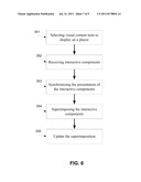 METHOD AND SYSTEM FOR ENHANCING AND/OR MONITORING VISUAL CONTENT AND     METHOD AND/OR SYSTEM FOR ADDING A DYNAMIC LAYER TO VISUAL CONTENT diagram and image