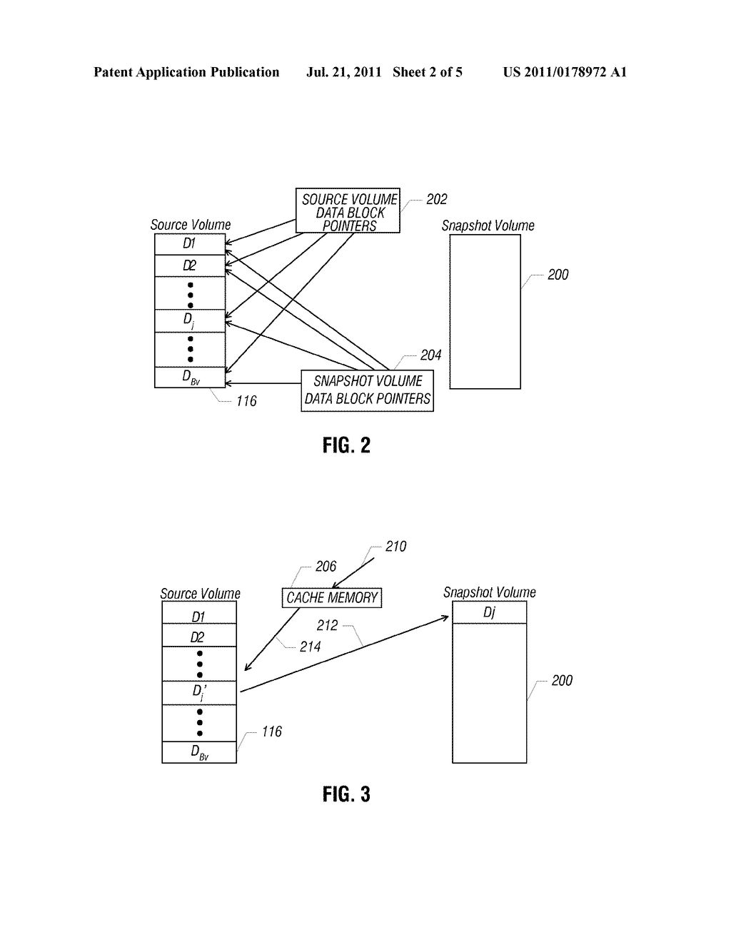 CREATING SNAPSHOTS OF DATA USING A SELECTED ONE OF DIFFERENT SNAPSHOT     ALGORITHMS - diagram, schematic, and image 03