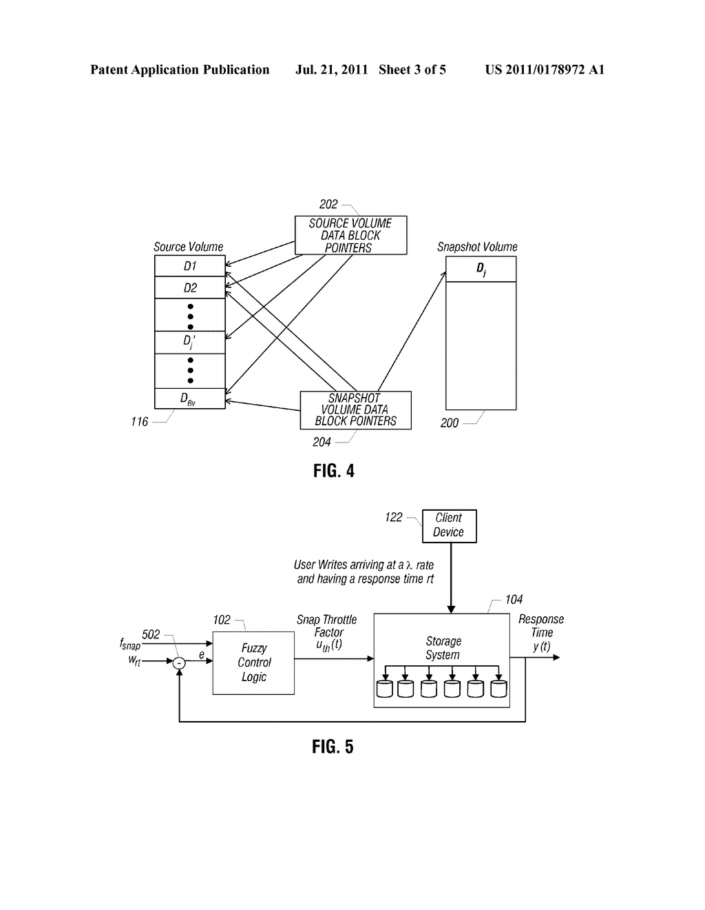 CREATING SNAPSHOTS OF DATA USING A SELECTED ONE OF DIFFERENT SNAPSHOT     ALGORITHMS - diagram, schematic, and image 04