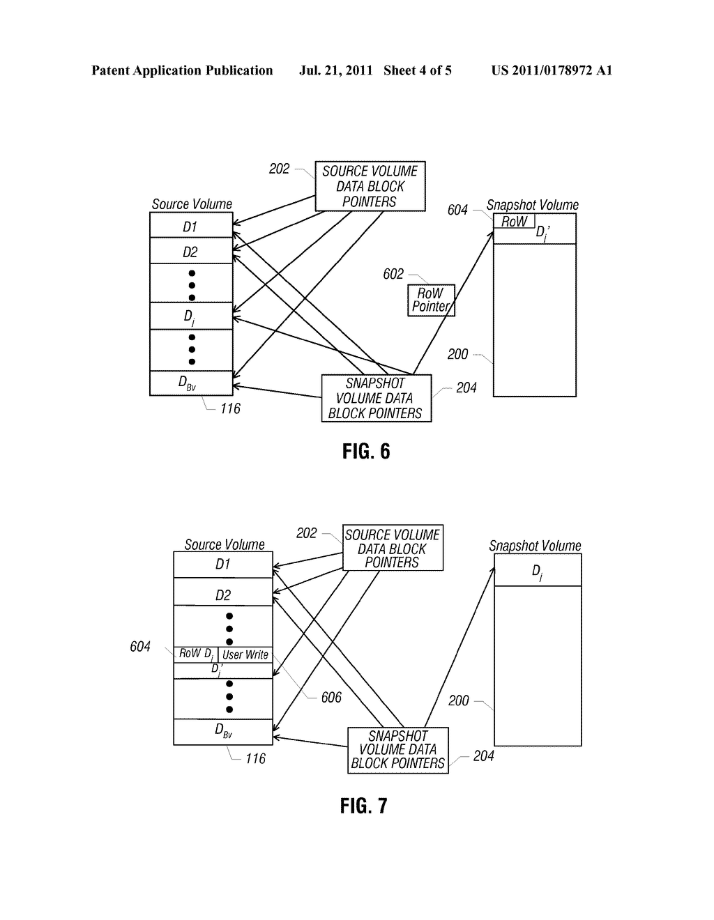 CREATING SNAPSHOTS OF DATA USING A SELECTED ONE OF DIFFERENT SNAPSHOT     ALGORITHMS - diagram, schematic, and image 05