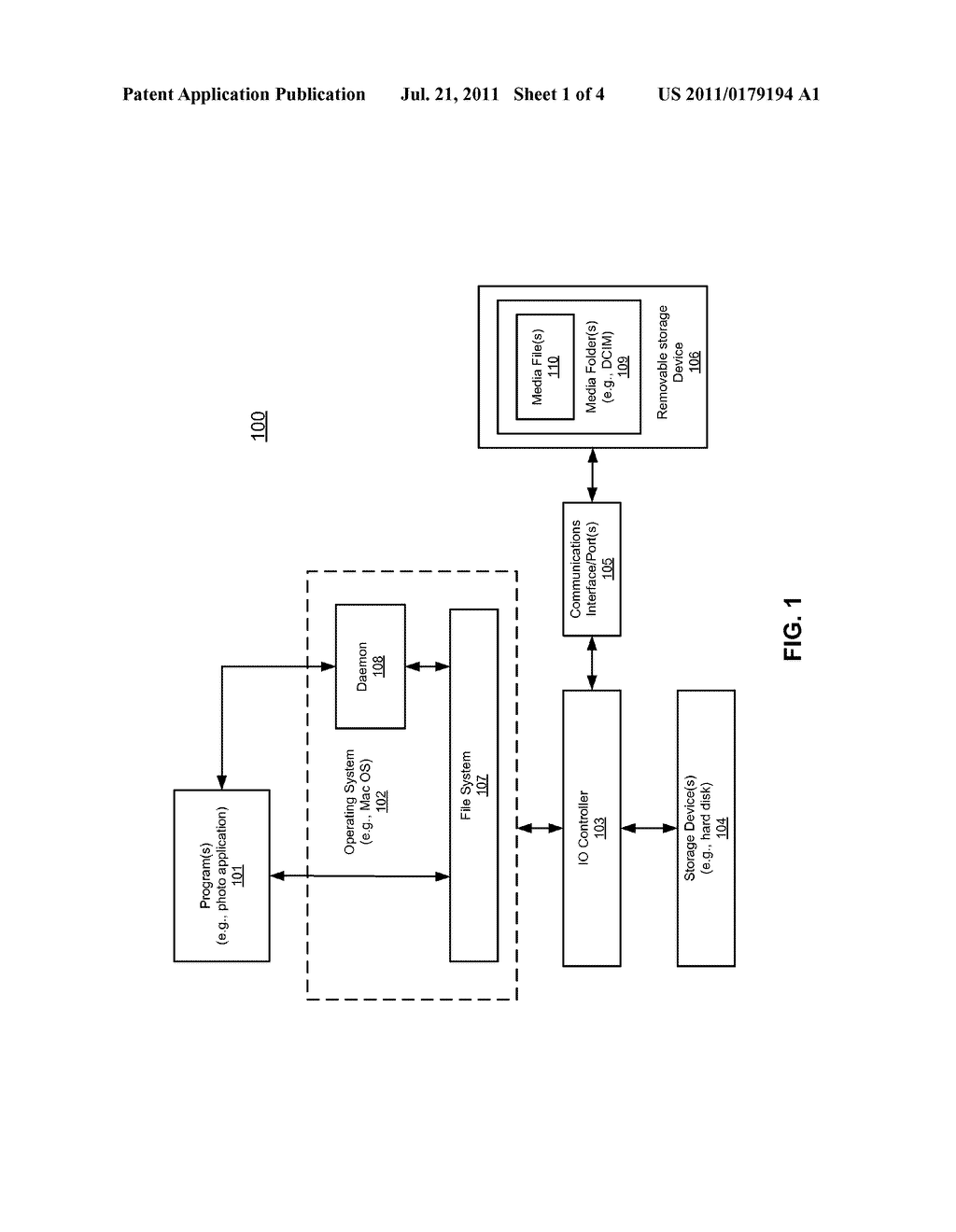 METHODS FOR HANDLING REMOVAL OF MEDIA STORAGE DEVICES - diagram, schematic, and image 02