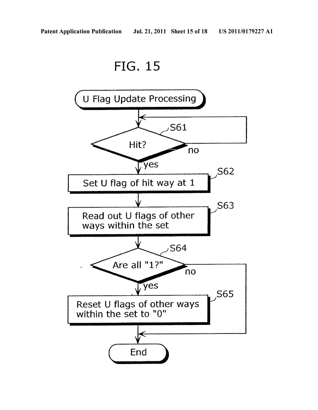 CACHE MEMORY AND METHOD FOR CACHE ENTRY REPLACEMENT BASED ON MODIFIED     ACCESS ORDER - diagram, schematic, and image 16