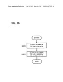 INFORMATION STORAGE DEVICE AND TEST METHOD THEREFOR diagram and image