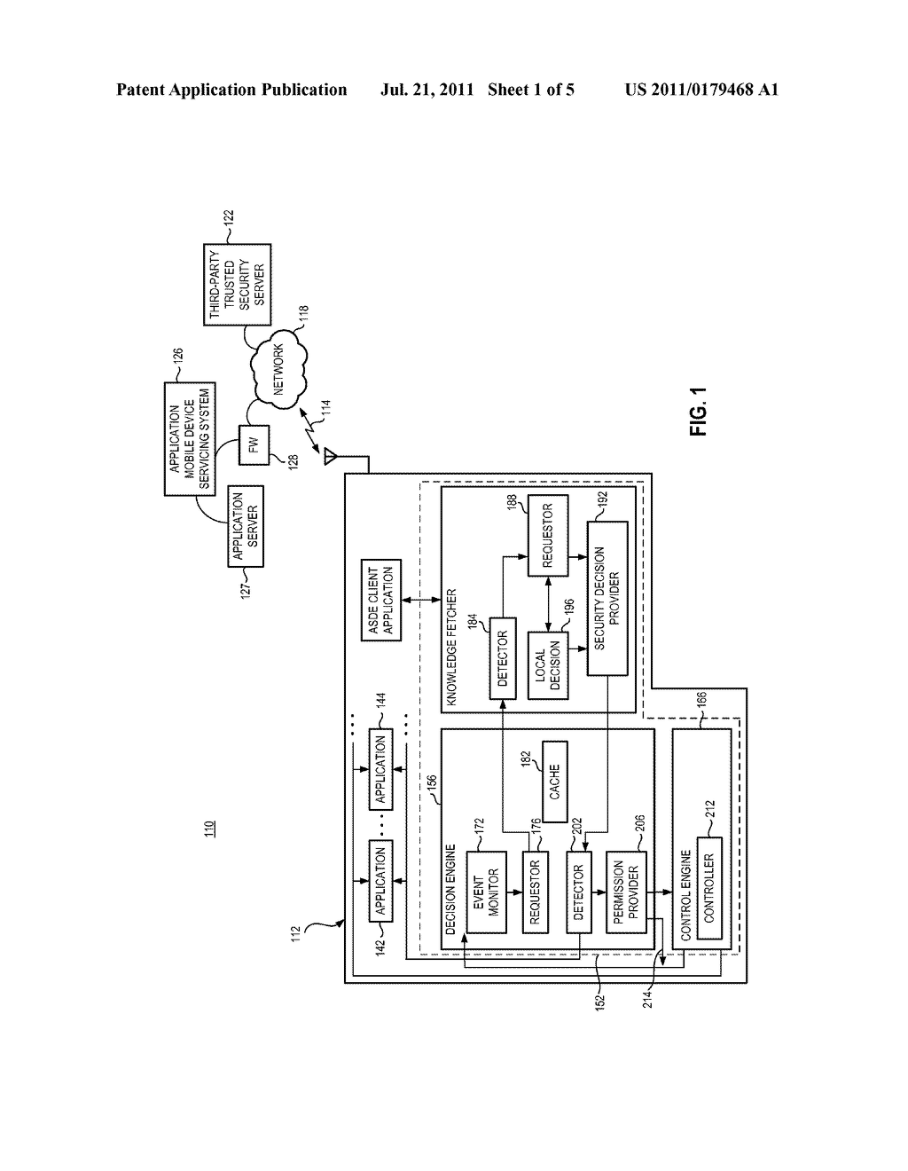 APPARATUS, AND AN ASSOCIATED METHOD, FOR FACILITATING SECURE OPERATIONS OF     A WIRELESS DEVICE - diagram, schematic, and image 02